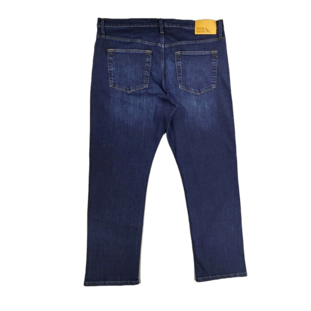 Eddie Bauer Jeans Mens 40X32 Blue Denim Straight Fit Straight Leg